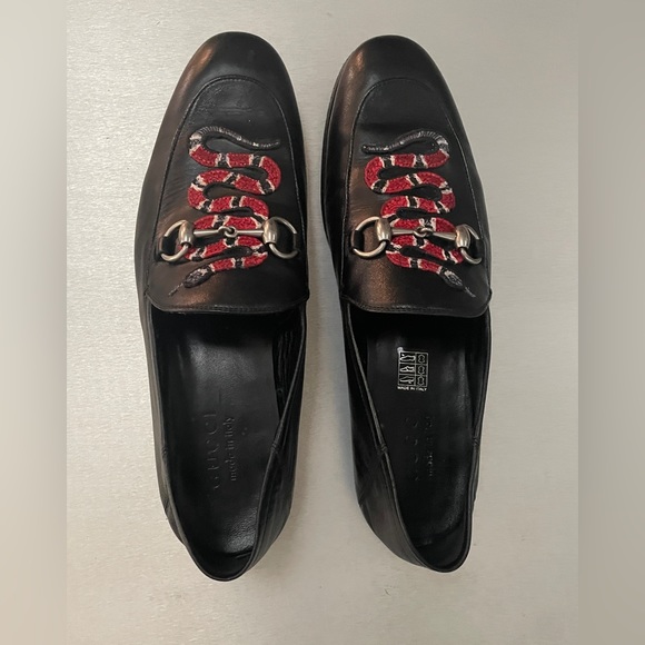 Gucci horse bit  snake loafers  7.5 Euro / 8 US (Authentic ) - Picture 4 of 16